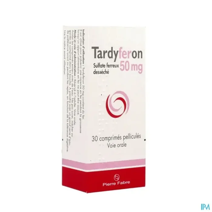Tardyferon 50mg comprimé 30