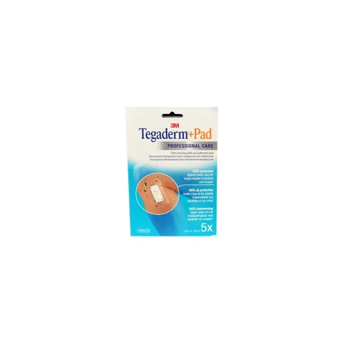 TEGADERM + PAD PANSEMENTS STERILES 9X10CM X5 3M