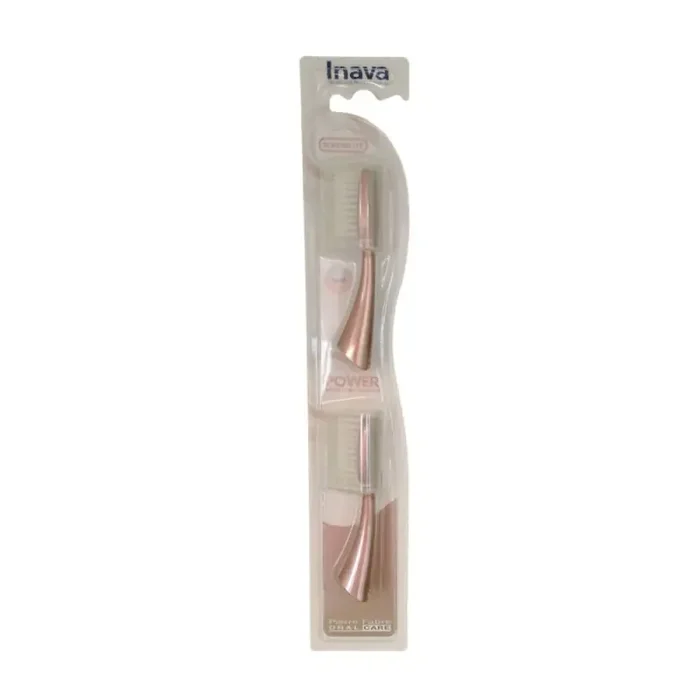 TÊTES DE BROSSE SENSIBILITÉ POUR INAVA POWER BROSSE A DENTS ELECTRIQUE ROSE