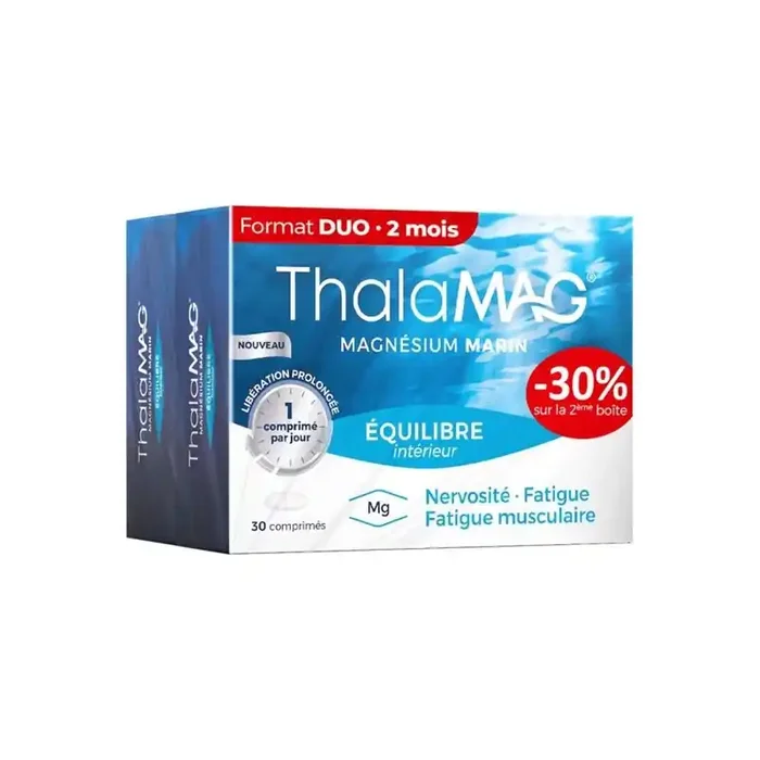 Thalamag Magnesium Marin equilibre interieur lot de 2×30 comprimes