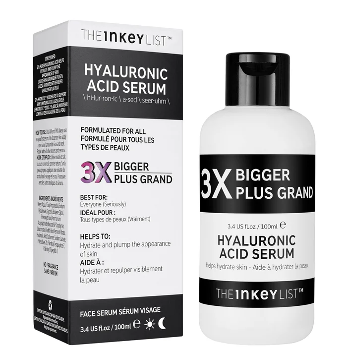 The INKEY List Sérum à l'Acide Hyaluronique Supersize 100 ml