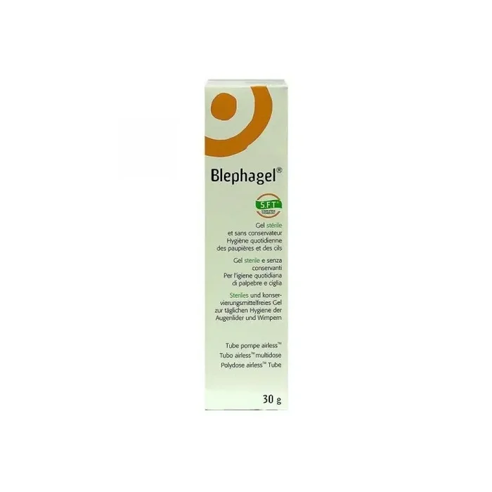 Thea blephagel sft technology gel sterile hygiene paupiere cils 30g