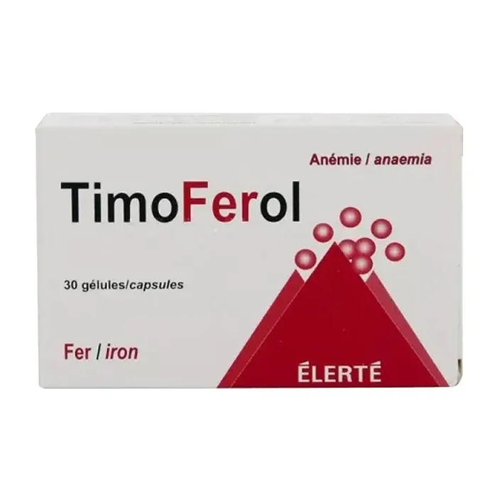 Timoferol – Anémie – Fer – 30 gélules
