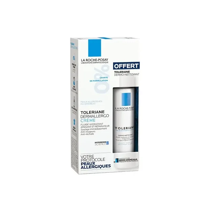 TOLERIANE DERMALLERGO CREME 40ML + DERMO NETTOYANT 50ML OFFERT LA ROCHE POSAY