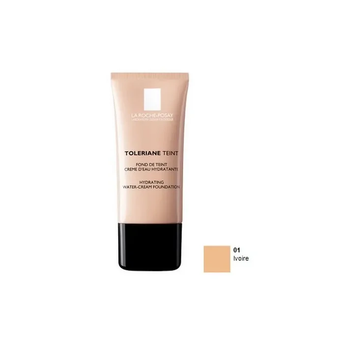 TOLERIANE FOND DE TEINT CREME D‘EAU 01 IVOIRE 30ML LA ROCHE POSAY