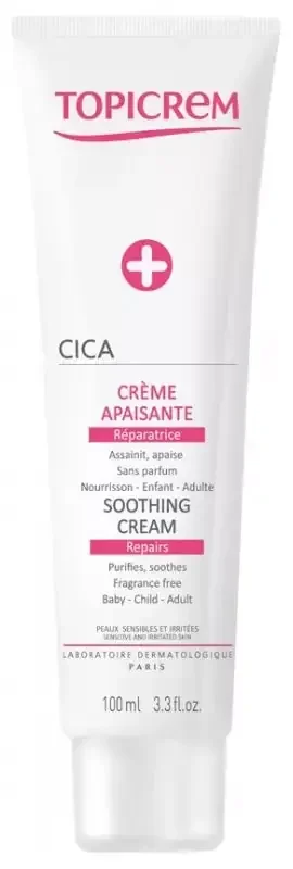 Topicrem CICA – Peaux irritées Crème Apaisante Réparatrice 100 ml