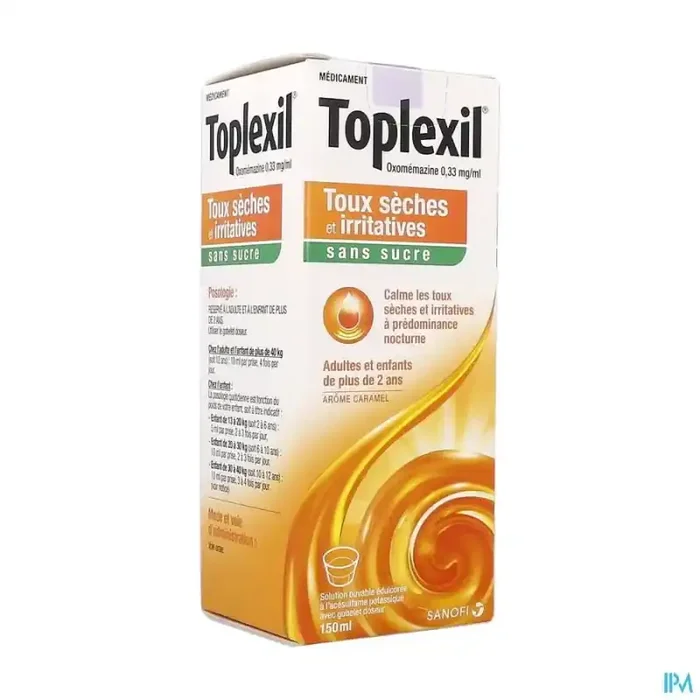 Toplexil 0mg33/ml sans sucre solution buvable 150ml