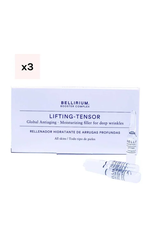 Traitement hydratant & anti-rides pour masque LED – Peptides – Lifting Tensor – 30 x 2 ml