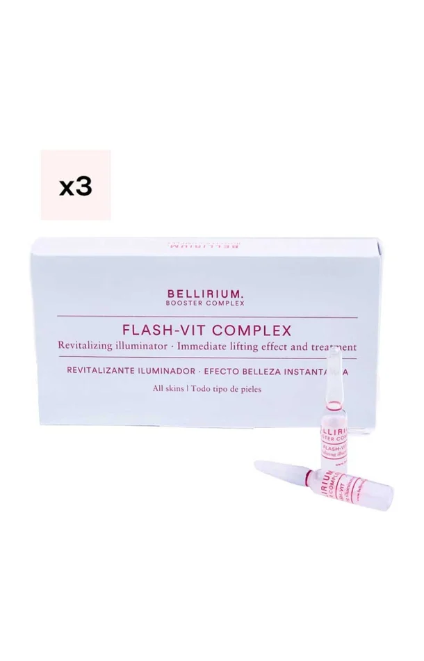Traitement illuminateur & revitalisant pour masque LED – Vitamine C & F – Flash Vit – 30 x 2 ml