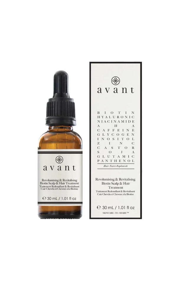 Traitement redensifiant & revitalisant du cuir chevelu & cheveux – Biotine, niacinamide & acide hyaluronique – 30 ml