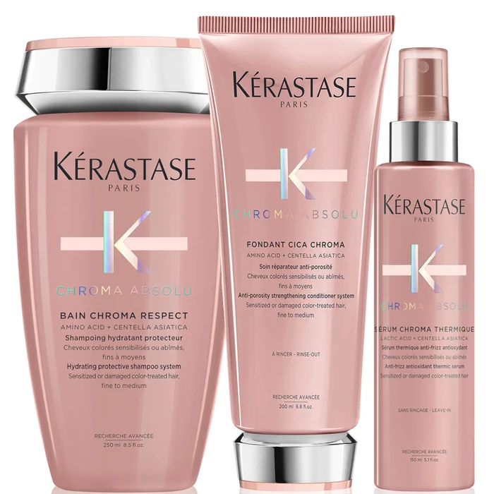 Trio Chroma Absolu Kérastase – Cheveux fins à moyens