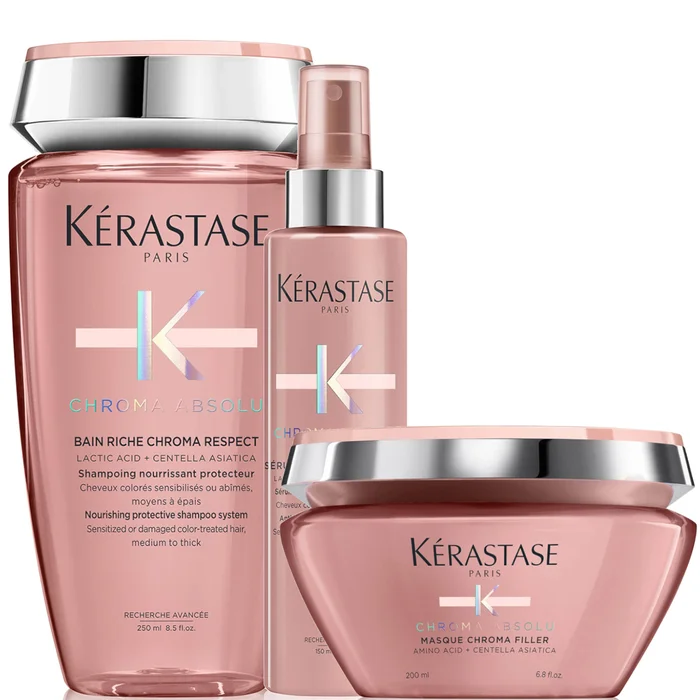Trio Chroma Absolu Kérastase – Cheveux moyens à épais
