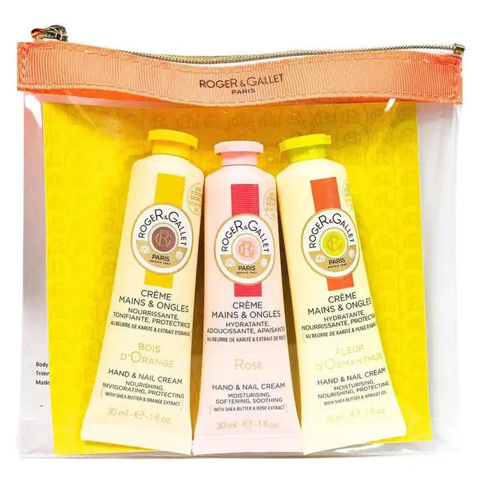 Trio crème mains bois d‘orange-rose-fleur d‘osmanthus