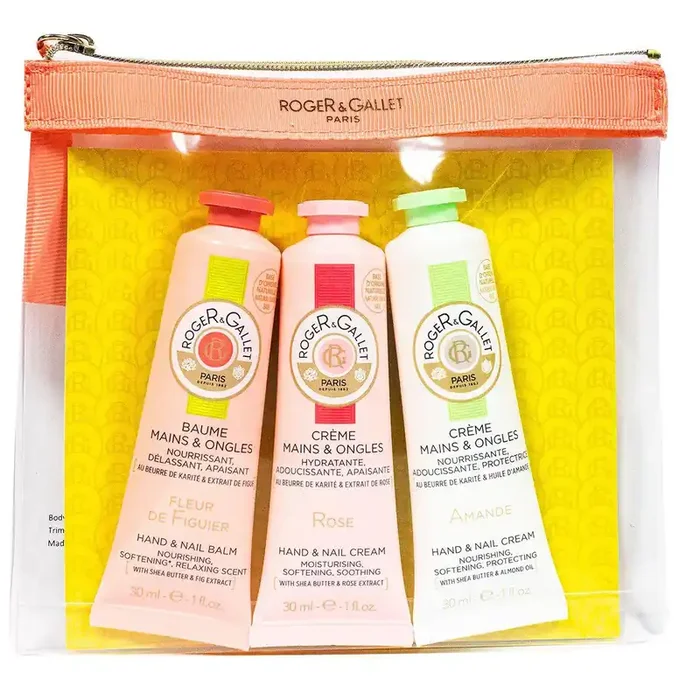 Trio crème mains fleur figuier-rose-amande