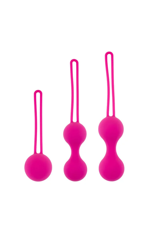 Trio de boules de Geisha – Rose