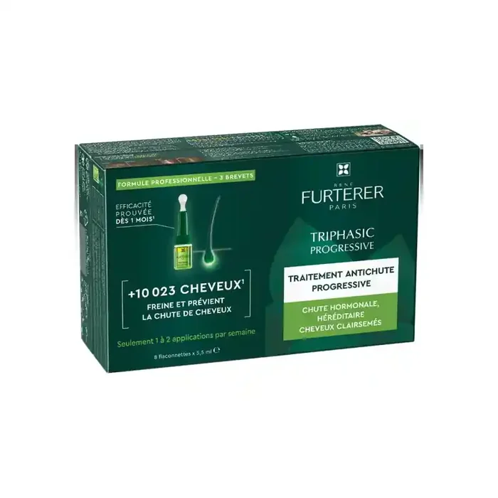 TRIPHASIC PROGRESSIVE SERUM CONCENTRÉ 8 FLACONNETTES FURTERER