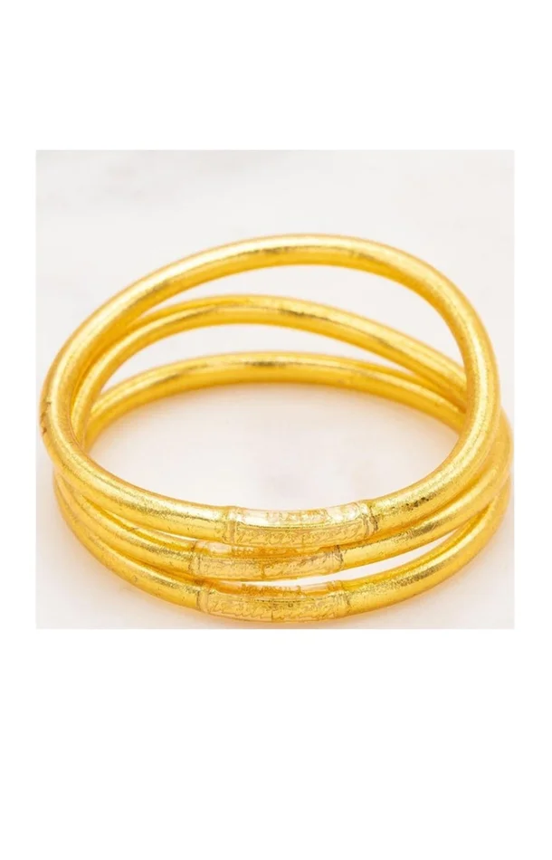 Trois joncs bouddhistes – Doré – Taille L