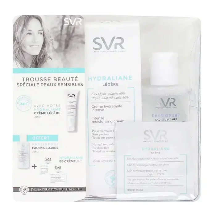 Trousse beauté peaux sensibles