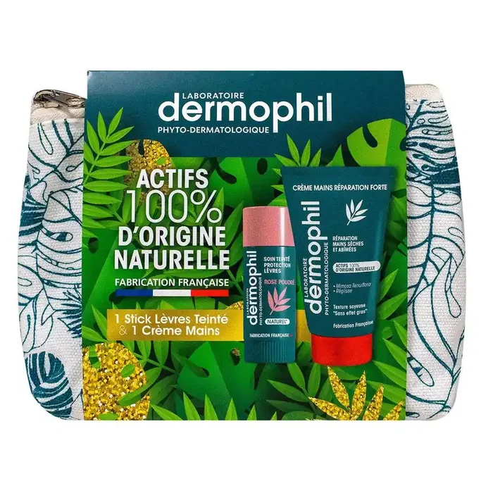 Trousse crème mains 50ml et stick lèvres 4g