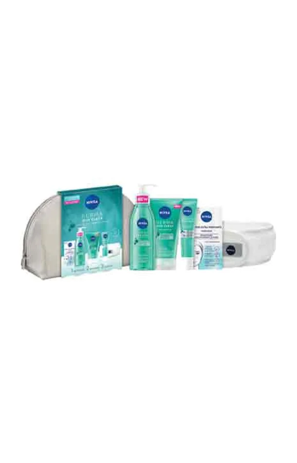 Trousse de toilette – Derma Skin Clear – Peaux à imperfections – 5 produits