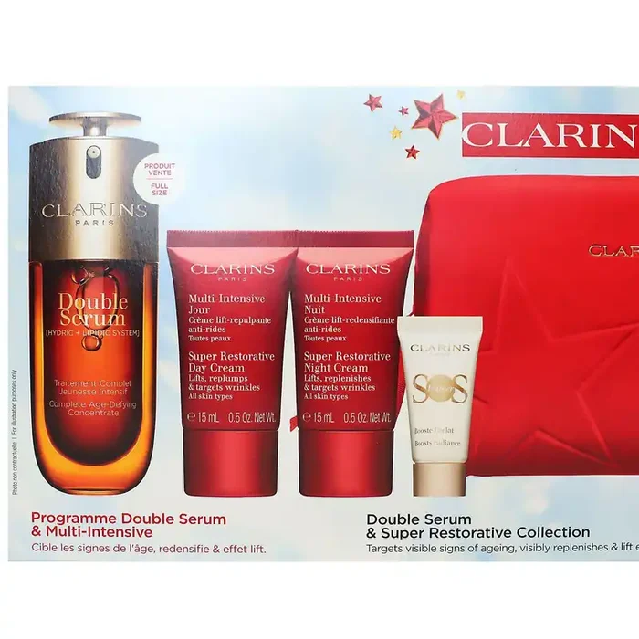 Trousse double sérum anti-âge 50ml + Multi-intensive jour 15ml nuit 15ml SOS Primer White 5ml