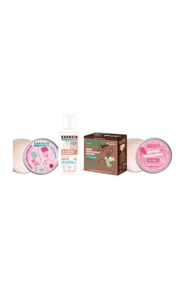 Trousse rituel hydratation – Corps & cheveux – 4 formats mini