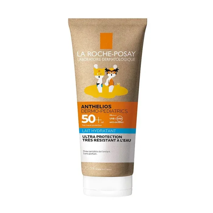 Tube Anthelios Crème Solaire en Lait Hydratant Enfant Dermo-Pediatrics SPF50+ Sans Parfum 75ml Anthelios la-roche-posay