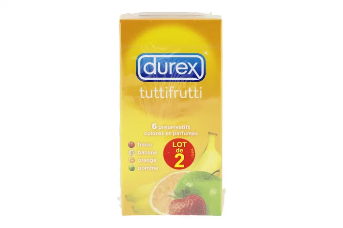 Tuttifrutti préservatifs parfumés 2×6