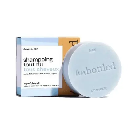 UNBOTTLED SHAMPOING TOUT NU TOUS CHEVEUX VEGAN SANS SAVON 20G