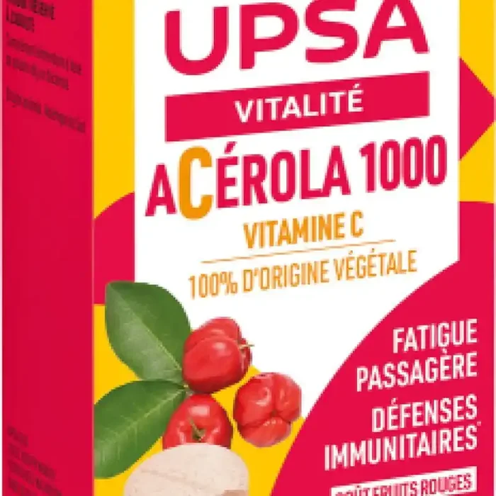 Upsa Acerola 1000 Bio – 30 comprimés à croquer