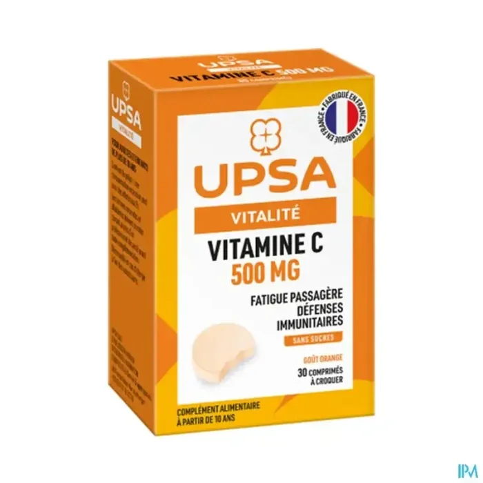 Upsa vitamine c 500mg comprimé à croquer 15 x2