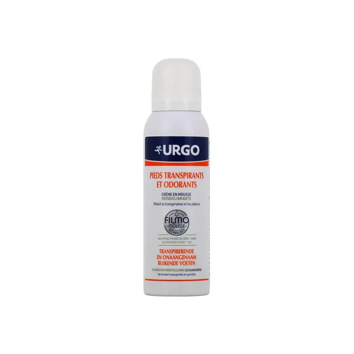 Urgo Filmomousse creme en mousse reequilibrant pieds transpirants et odorants 125ml
