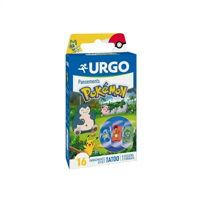Urgo Pokemon 16 pansements effet tatoo