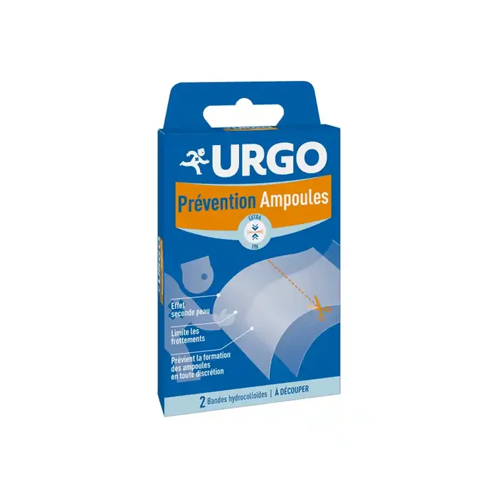 Urgo prevention ampoules 2 bandes hydrocolloides