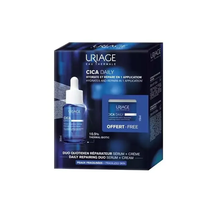 Uriage Coffret Cica Daily Sérum 30ml + Concentré Crème 15ml