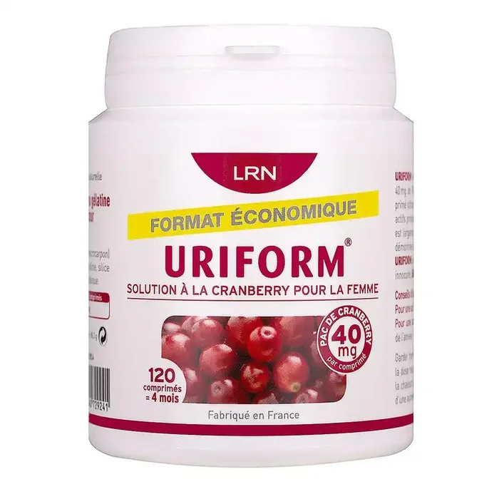 Uriform 40mg Cranberry 120 comprimés