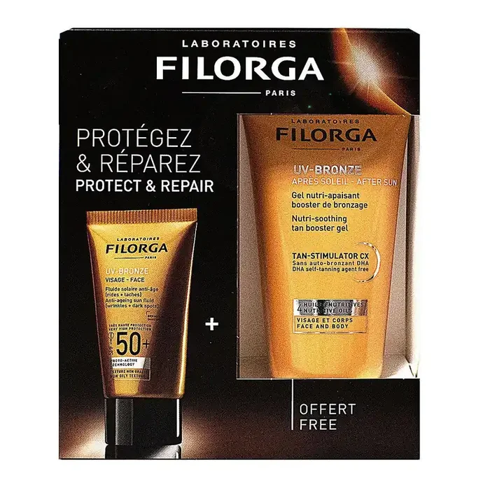 UV-Bronze fluide SPF50+ 40ml + après-soleil 50ml offert
