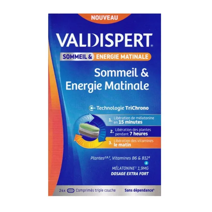 Valdispert Sommeil et Energie Matinale – 24 comprimés