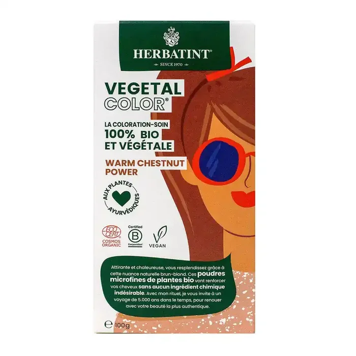 Végétal Color bio Warm Chesnut Power 100g
