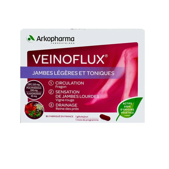 Veinoflux jambes légères et toniques 30 gélules