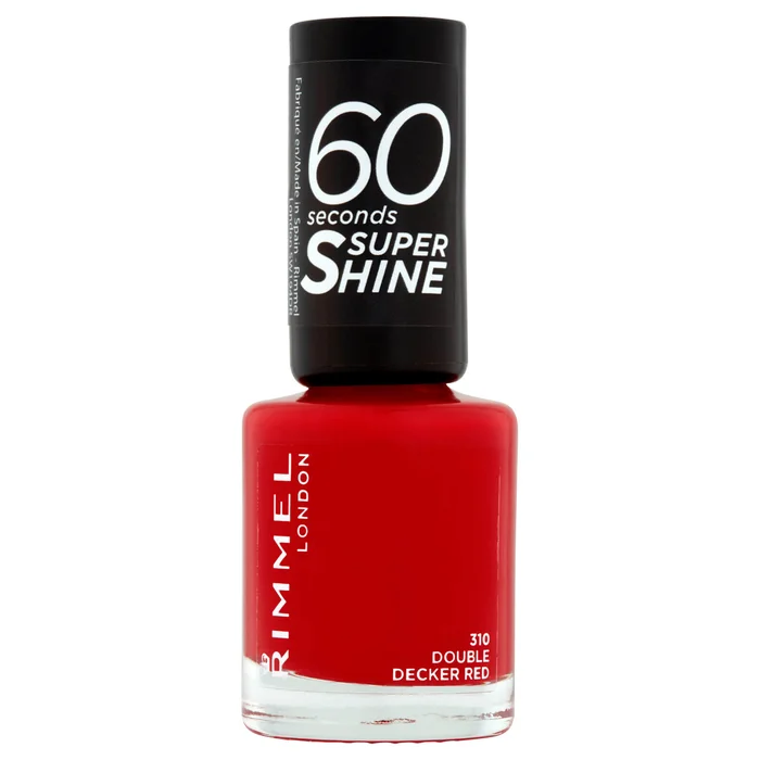 Vernis à ongles 60 Seconds Super Shine Rimmel 8 ml (disponible en plusieurs teintes)