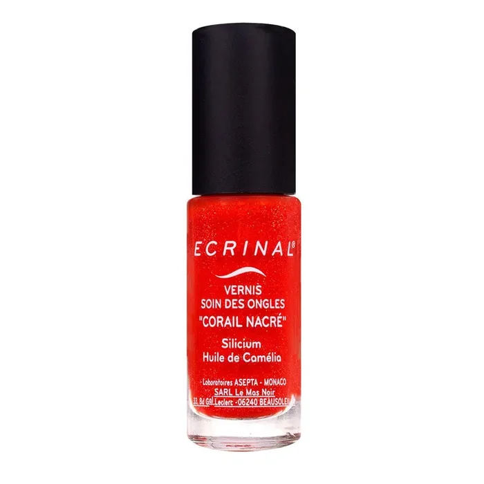 Vernis ongles corail nacré 6ml