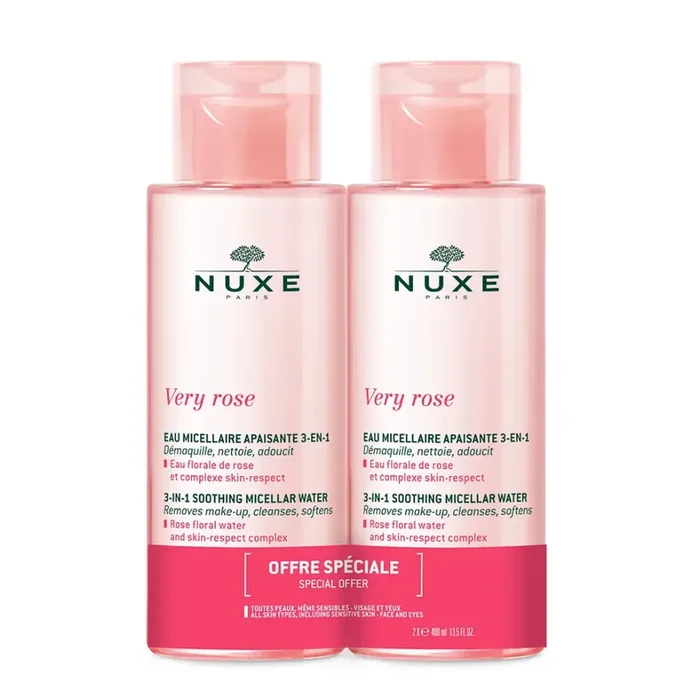 Very rose Eau Micellaire Apaisante 3-en-1 2x400ml