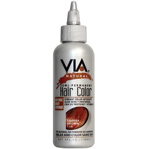 VIA NATURAL ≡ Coloration Semi Permanente Copper Brown N°110