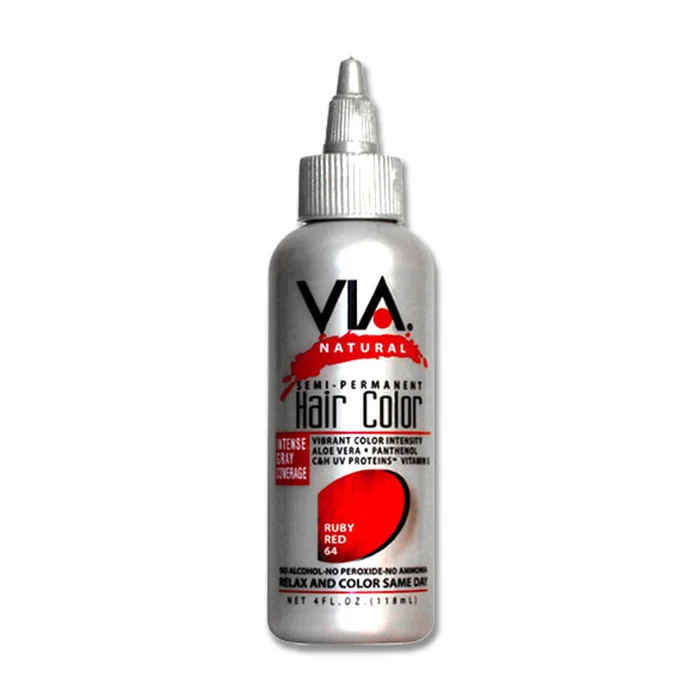 VIA NATURAL ≡ Coloration Semi Permanente Ruby Red N°64