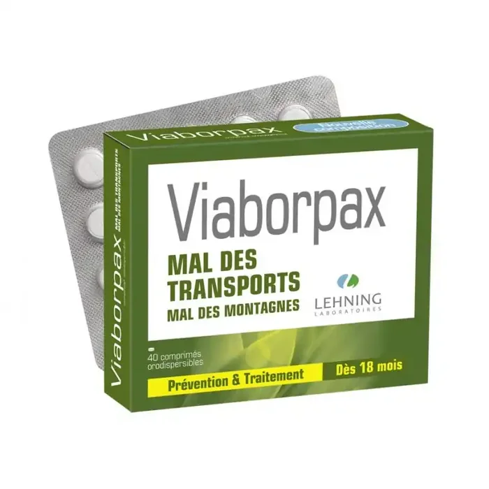 VIABORPAX MAL DES TRANSPORTS – MONTAGNE 40 COMPRIMES LEHNING