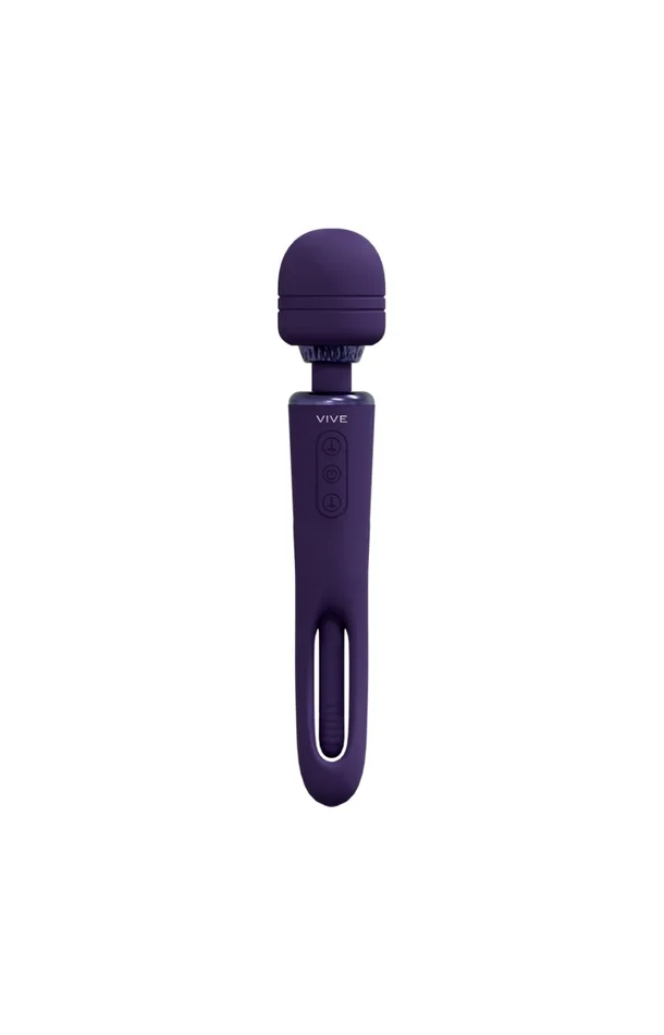 Vibromasseur double embout – Kiku – 20 modes – Violet