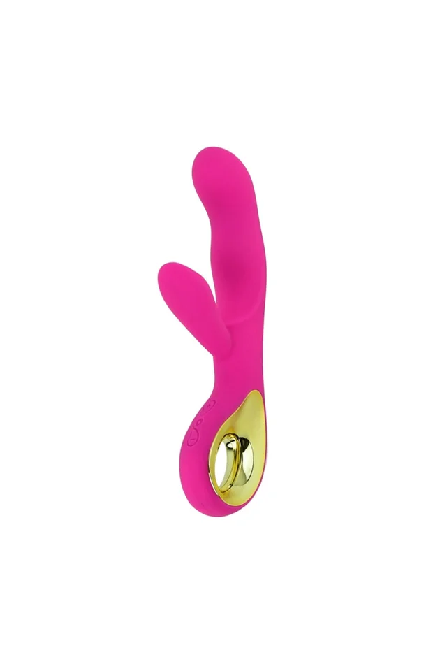 Vibromasseur rabbit – Fuchsia – 19,5 cm