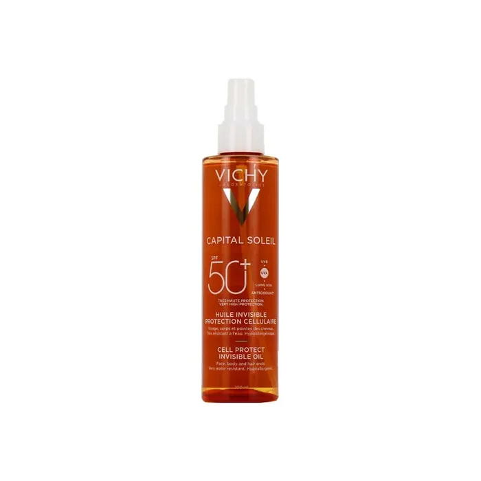 Vichy Capital Soleil huile invisible de protection cellulaire SPF50+ 200ml