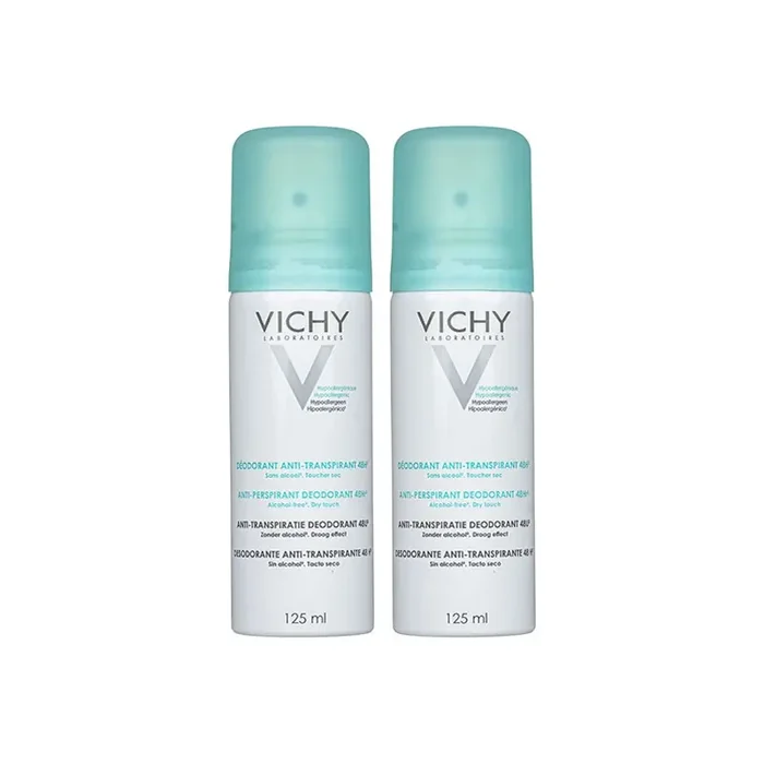 Vichy deodorant anti-transpirant 48h aerosol 2x125ml